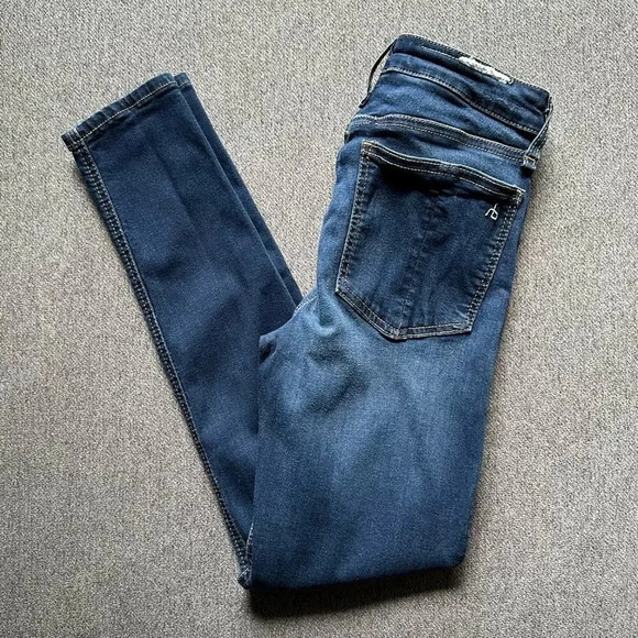 rag & bone Cate Mid Rise Ankle Skinny Jeans Size 26 - Picture 3 of 6